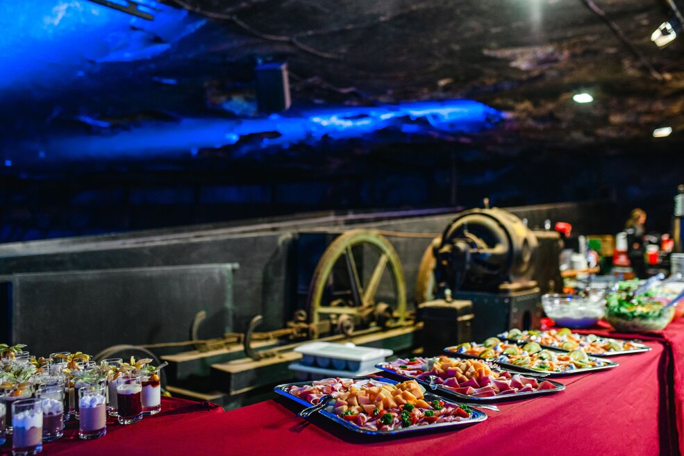 Buffet dinner in the Berchtesgaden salt mine